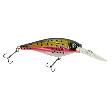 Berkley Flicker Shad Fishing Lure, Rainbow Trout, 3/16 oz