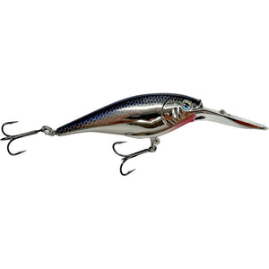 Grape Chrome Flicker Shad