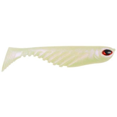 Pearl White Ripple Shad 3 in