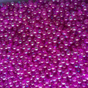 AB28-Pearl Transparent Purple Beads