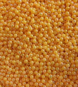 AB74-Pearl Popcorn Yellow Beads