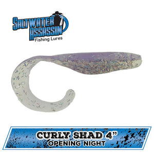 Salt Water Open Night Curly Shad