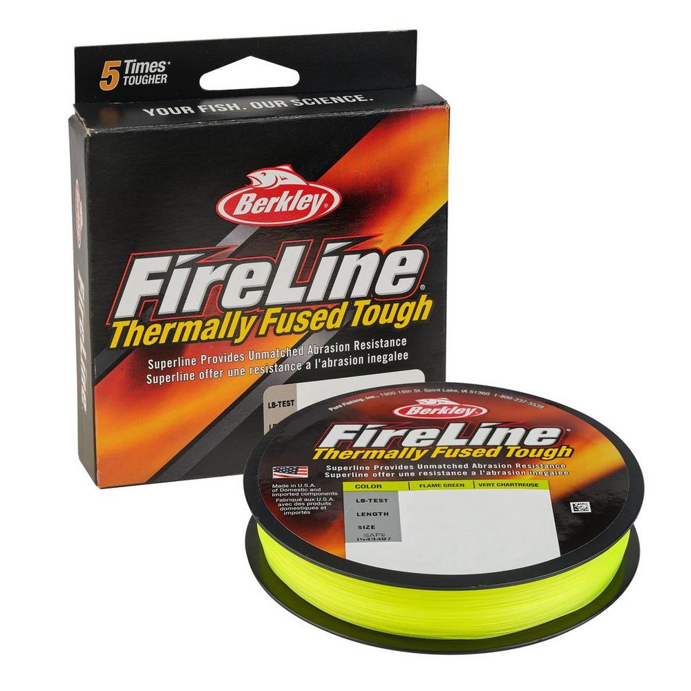 Thermally Fused Line Flame Green