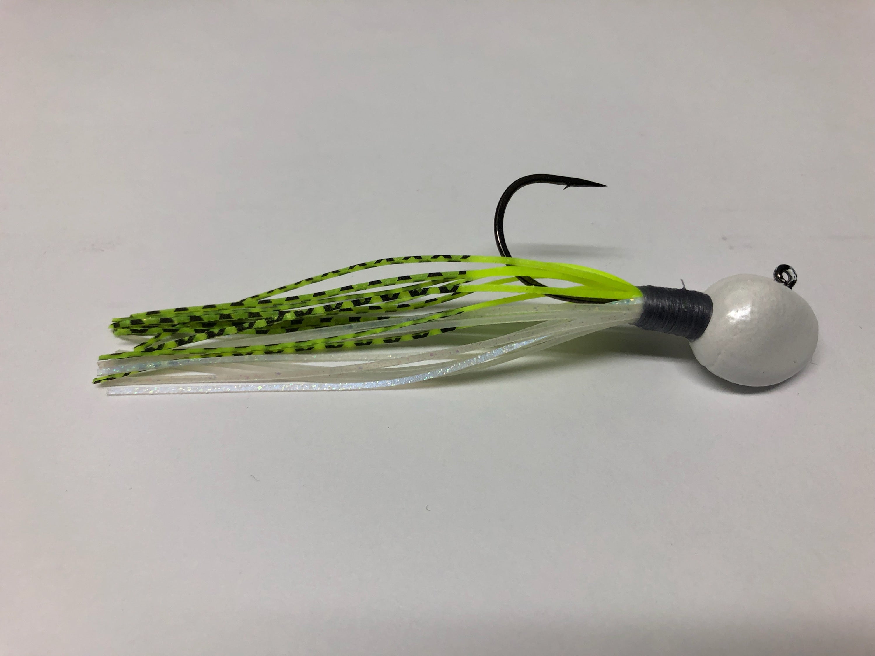 Chartreuse Fish Scale Skirt Jig