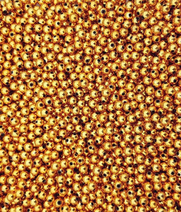 Metallic Bright Orange Beads