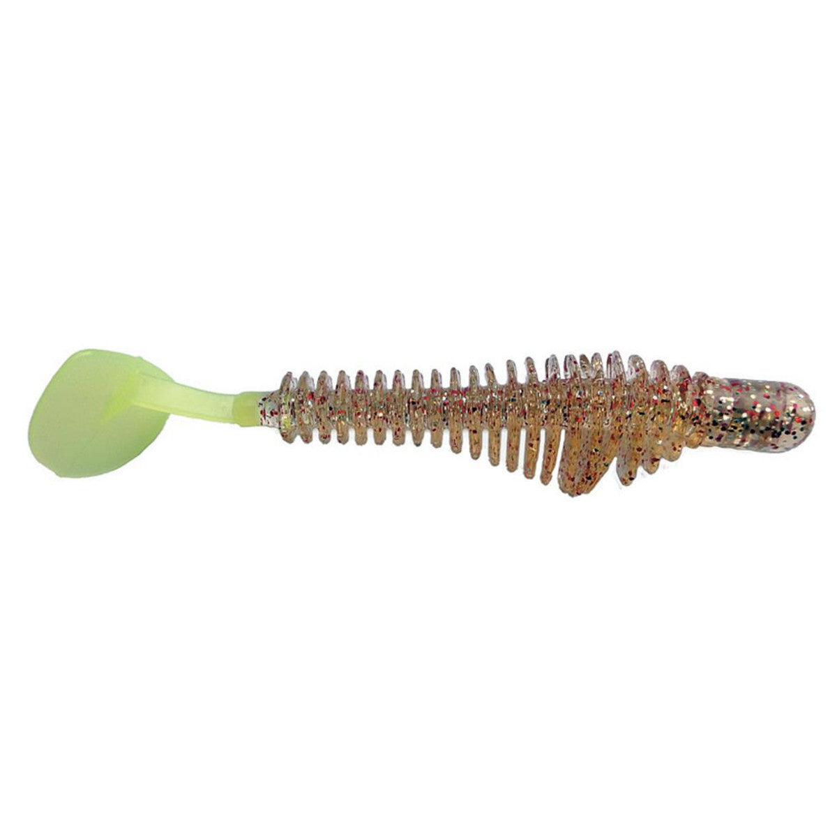 3.25" Gold Cracker/Chartreuse Tail Pulse Paddle Tail