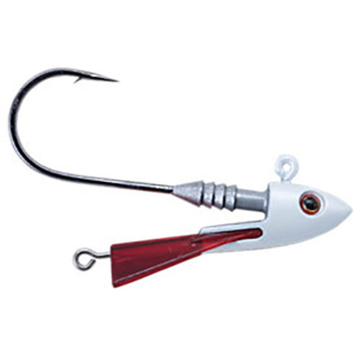 Pearl Red Flash Snap Jig