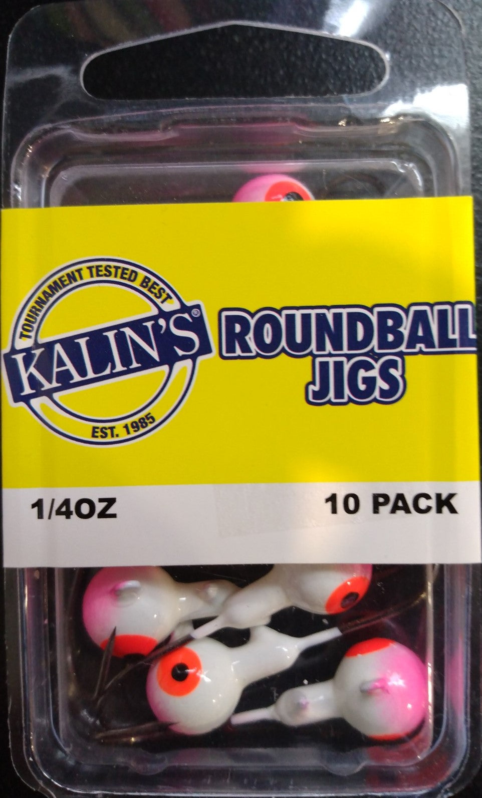 Kalin Roundhead Jigs Pink/Wht  1/8oz