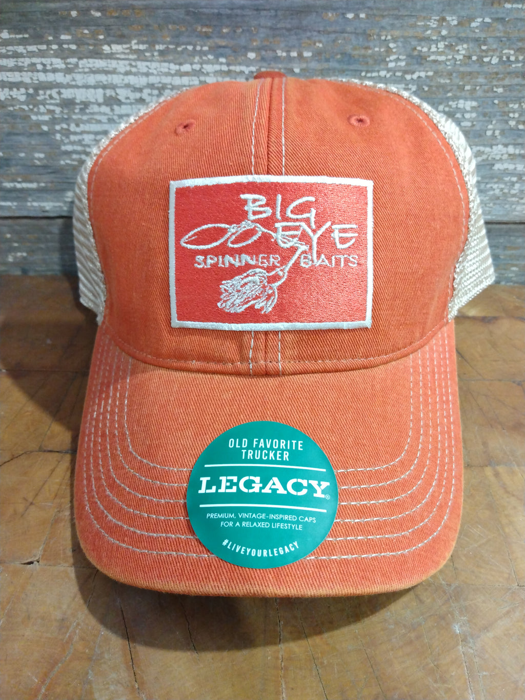 Legacy Trucker Cap Orange Patch