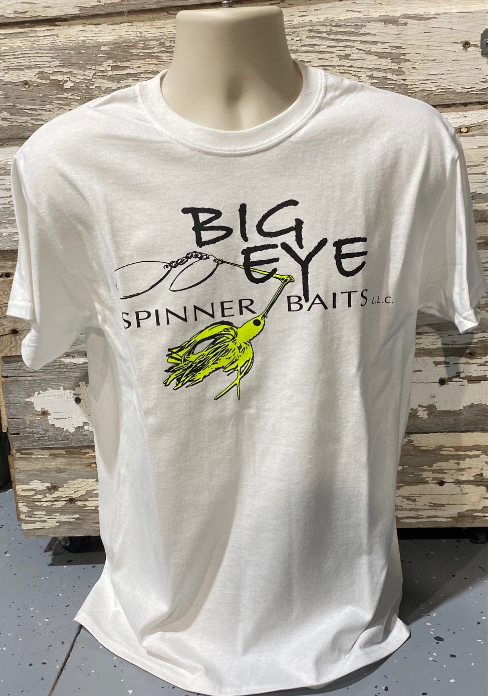 White w/Chartreuse Spinnerbait T-Shirt
