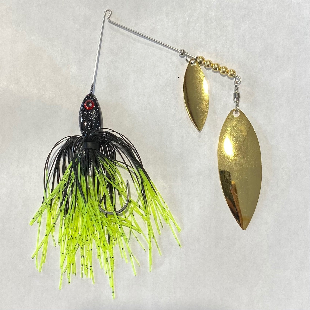 Black Chartreuse/Gold Blade Spinnerbait