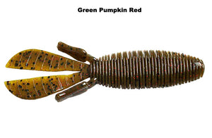 Green Pumpkin Red Baby D Missile Baits