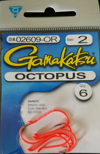 Gamakatsu Orange Hooks