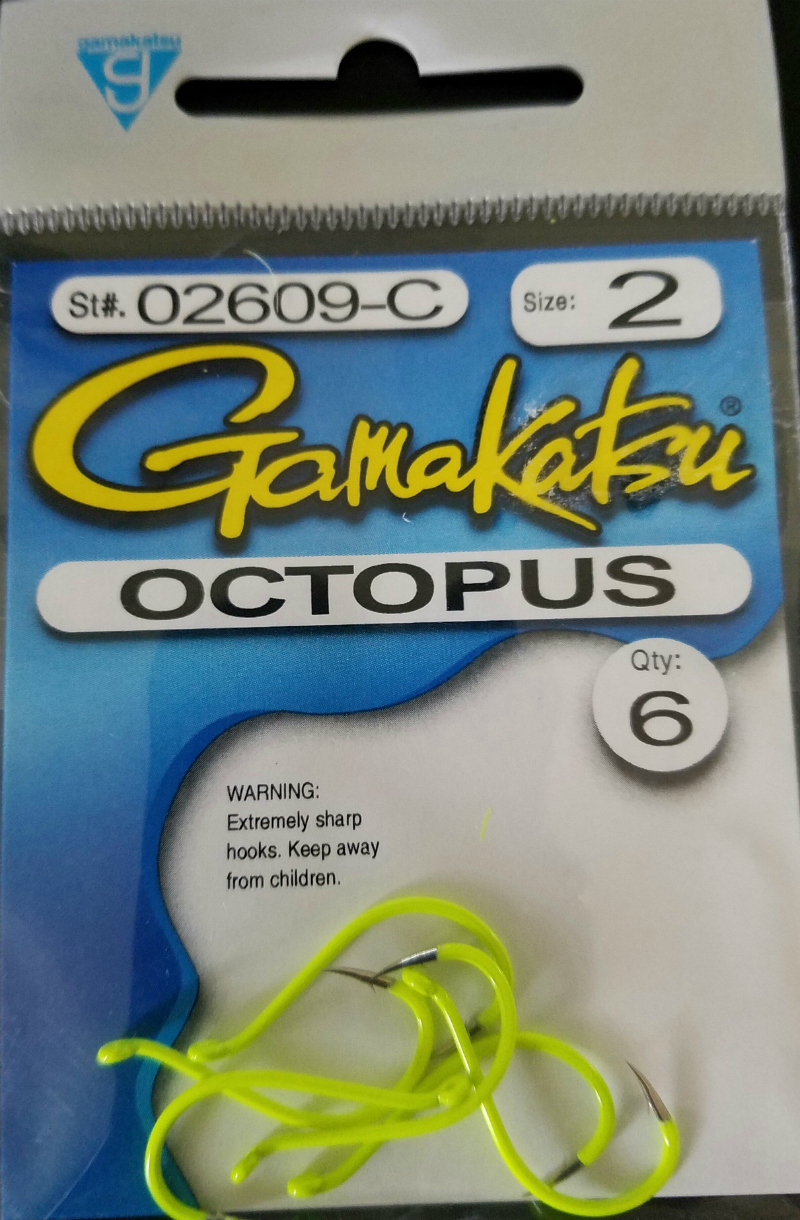 Gamakatsu Chartreuse Hooks