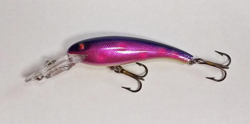 Purple Pink Spots Wally Diver-5572