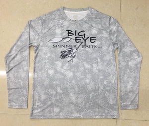 Snow Grey Performance Long Sleeve Shirt 208