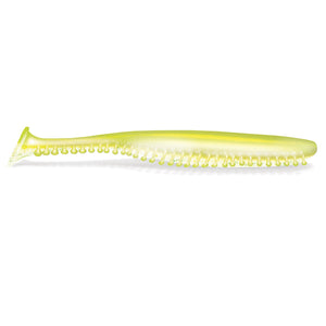 Kalins Chartreuse Pearl Holo Flk 3.8 Tickle Tail