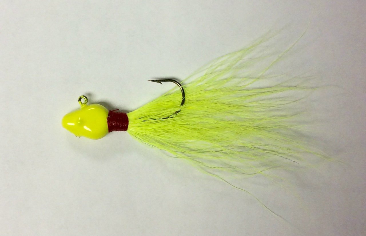 BT 04-Chartreuse Buck Tail Jig