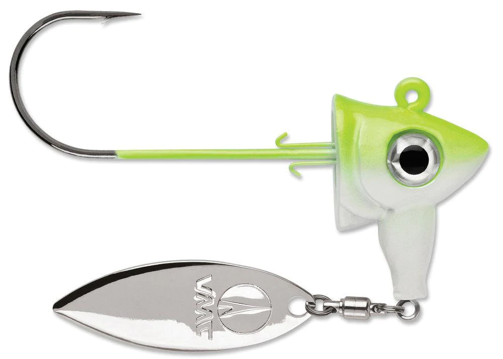 VMC Spin Jig Chartreuse Shad