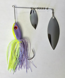 Purple Chartreuse/Silver Spinnerbait