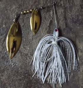 1/4 oz Shad/Gold Blades Small Spinnerbaits
