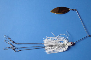 Shad Spinnerbait Rig/Gold Blade